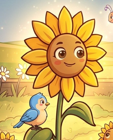 Sunflower character